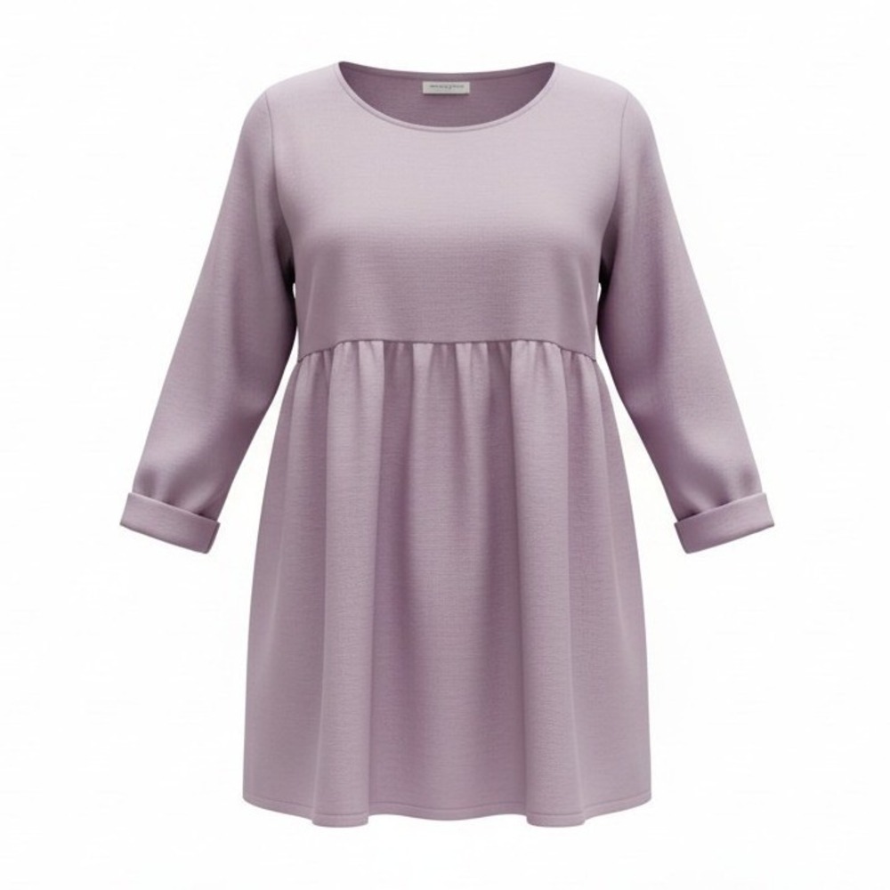 Spell & The Gypsy Women Tunic M Lilac Cotton Gauze‎ Babydoll Boho Fairycore